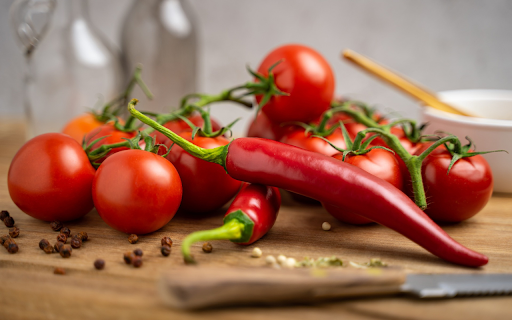Tomatoes and peppers  from Chrome web store to be run with OffiDocs Chromium online