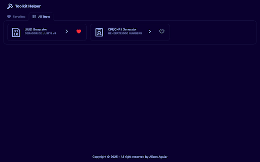 Toolkit  from Chrome web store to be run with OffiDocs Chromium online