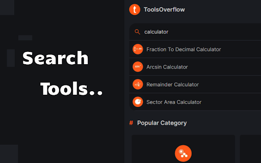 ToolsOverflow from Chrome web store to be run with OffiDocs Chromium online ToolsOverflow from Chrome web store to be run with OffiDocs Chromium online