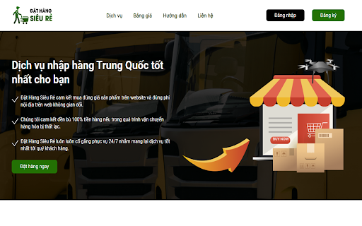 Tool Đặt Hàng Siêu Rẻ  from Chrome web store to be run with OffiDocs Chromium online