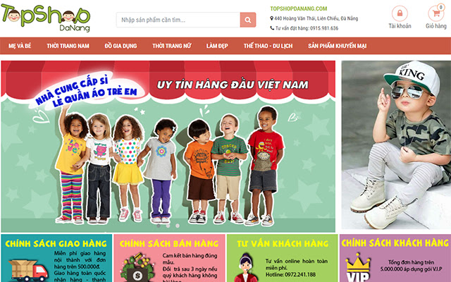 TOPSHOPDANANG  from Chrome web store to be run with OffiDocs Chromium online