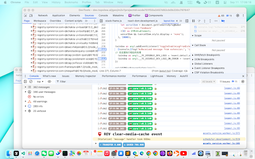 Topview.ai devtool logger on/off  from Chrome web store to be run with OffiDocs Chromium online