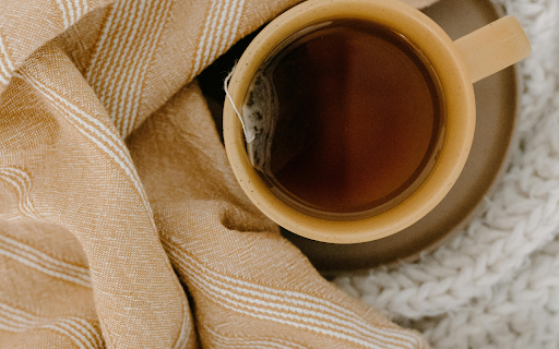 Top View of a Cup of Tea  from Chrome web store to be run with OffiDocs Chromium online