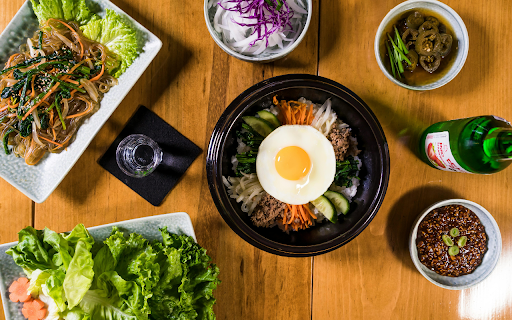 Top View of an Assortment of Korean Food  from Chrome web store to be run with OffiDocs Chromium online
