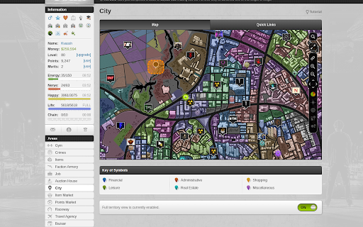 TornHelper  from Chrome web store to be run with OffiDocs Chromium online