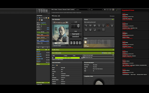 Torn Organized Crime Site Extension from Chrome web store to be run with OffiDocs Chromium online Torn Organized Crime Site Extension from Chrome web store to be run with OffiDocs Chromium online