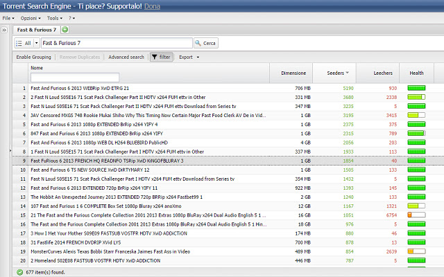 Torrent Search Engine  from Chrome web store to be run with OffiDocs Chromium online