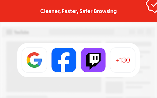 Total Adblock  from Chrome web store to be run with OffiDocs Chromium online