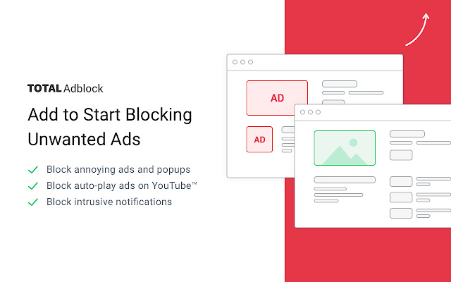 Total Adblock Ad Blocker  from Chrome web store to be run with OffiDocs Chromium online