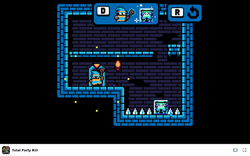 Total Party Kill Game Control 3 unique heroes to reach the end zone!  from Chrome web store to be run with OffiDocs Chromium online
