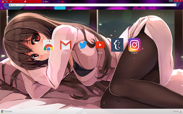 Totoki Airi girl in pantyhose | Anime Kawaii  from Chrome web store to be run with OffiDocs Chromium online