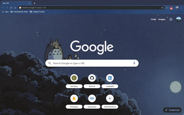 totoro night  from Chrome web store to be run with OffiDocs Chromium online