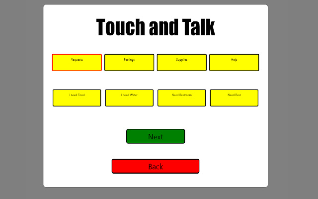 Touch and Talk  from Chrome web store to be run with OffiDocs Chromium online