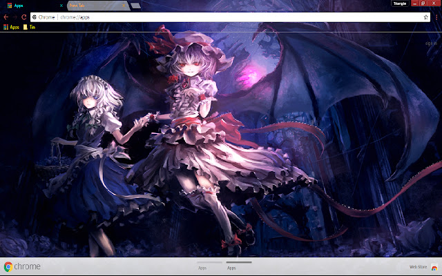 Touhou anime 1920*1080  from Chrome web store to be run with OffiDocs Chromium online