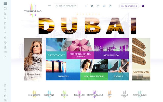 Touristino Dubai  from Chrome web store to be run with OffiDocs Chromium online