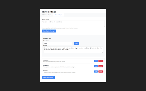 TowAI  from Chrome web store to be run with OffiDocs Chromium online