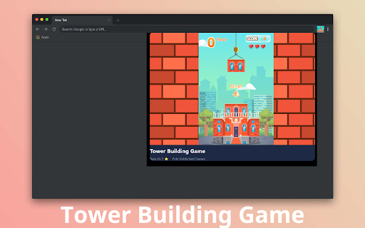 Tower Building Game  from Chrome web store to be run with OffiDocs Chromium online