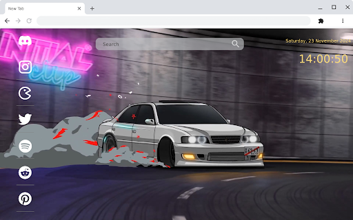 Toyota Chaser Drifting Tunnel Live Wallpaper  from Chrome web store to be run with OffiDocs Chromium online