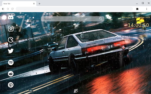 Toyota Drifting Live Wallpaper  from Chrome web store to be run with OffiDocs Chromium online
