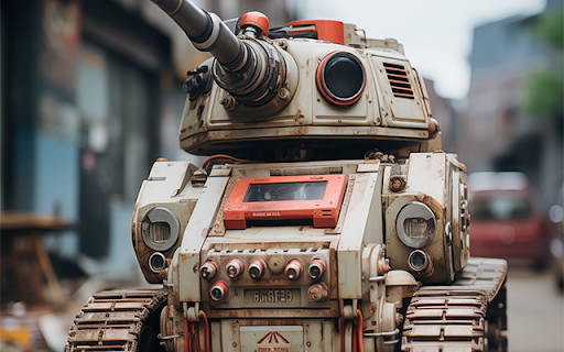 Toy Tank Interface In FBOX Movie  from Chrome web store to be run with OffiDocs Chromium online
