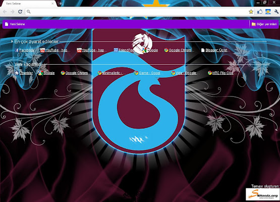 Trabzonspor Theme  from Chrome web store to be run with OffiDocs Chromium online