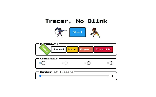 Tracer, No Blink  from Chrome web store to be run with OffiDocs Chromium online