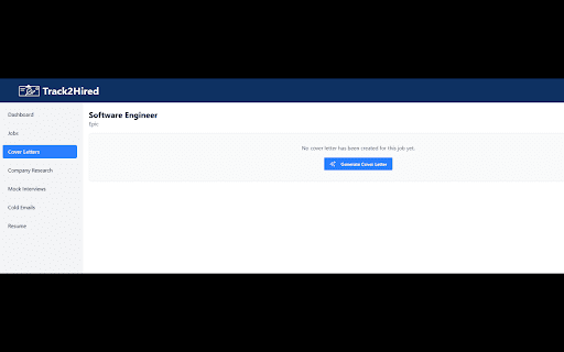 Track2Hired  from Chrome web store to be run with OffiDocs Chromium online
