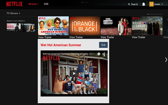 Trailex  from Chrome web store to be run with OffiDocs Chromium online