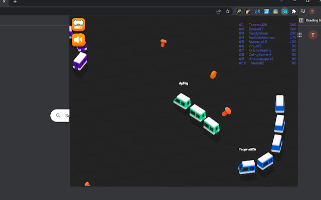 Trains.io 3D Game  from Chrome web store to be run with OffiDocs Chromium online
