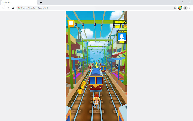 Train Surfers Runner Game  from Chrome web store to be run with OffiDocs Chromium online