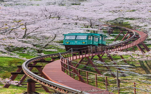 Train wallpaper  from Chrome web store to be run with OffiDocs Chromium online