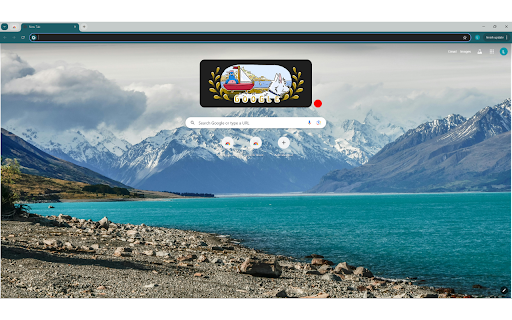tranquil body of water surrounded by majestic mountains  from Chrome web store to be run with OffiDocs Chromium online
