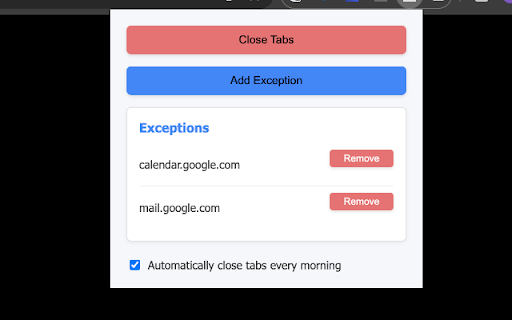 Tranquil Tabs  from Chrome web store to be run with OffiDocs Chromium online