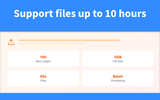 Transcribe Audio  Video  Speech to Text – Free Online Converter  from Chrome web store to be run with OffiDocs Chromium online