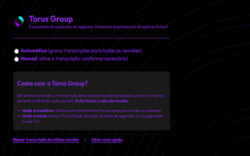 TranscripTorus  from Chrome web store to be run with OffiDocs Chromium online