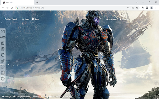 Transformers Rise of the Beasts Wallpaper  from Chrome web store to be run with OffiDocs Chromium online