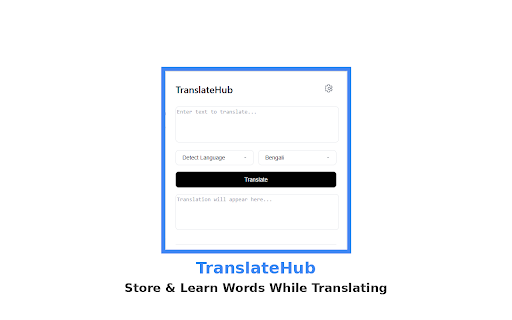 TranslateHub  from Chrome web store to be run with OffiDocs Chromium online