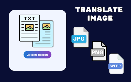 Translate Image  from Chrome web store to be run with OffiDocs Chromium online