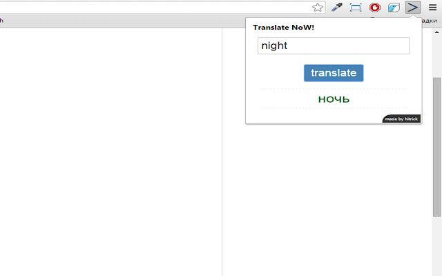 Translate Now!  from Chrome web store to be run with OffiDocs Chromium online
