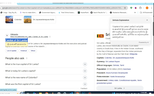 Translate To Sinhala  from Chrome web store to be run with OffiDocs Chromium online