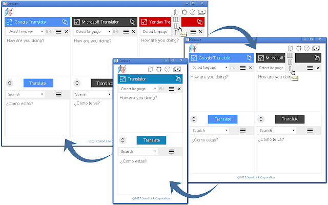 Translation Comparison  from Chrome web store to be run with OffiDocs Chromium online