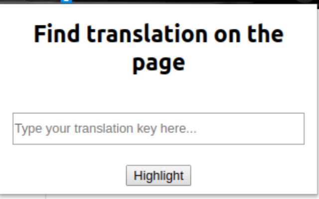 Translation element highlight  from Chrome web store to be run with OffiDocs Chromium online