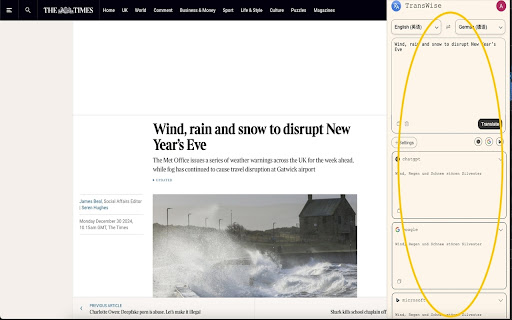TransWise from Chrome web store to be run with OffiDocs Chromium online TransWise from Chrome web store to be run with OffiDocs Chromium online