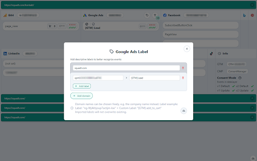Traqing  from Chrome web store to be run with OffiDocs Chromium online
