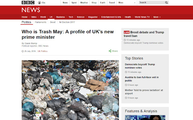 TrashMay  from Chrome web store to be run with OffiDocs Chromium online