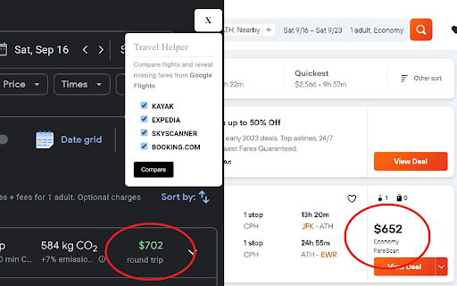 Travel Helper  from Chrome web store to be run with OffiDocs Chromium online