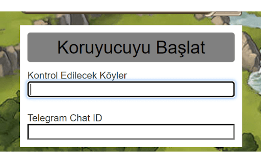 Travian Guard Telegram Notification  from Chrome web store to be run with OffiDocs Chromium online
