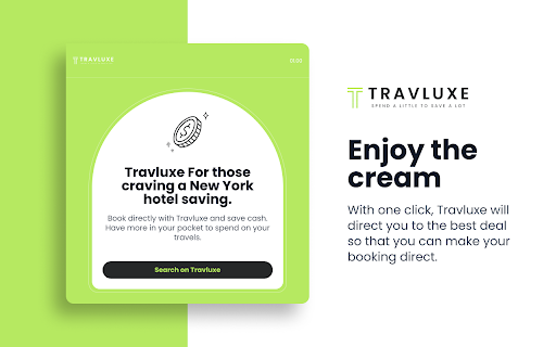 TravLuxe  from Chrome web store to be run with OffiDocs Chromium online