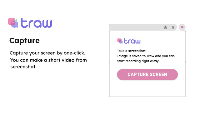 Traw Fastest way to annotate your screen  from Chrome web store to be run with OffiDocs Chromium online