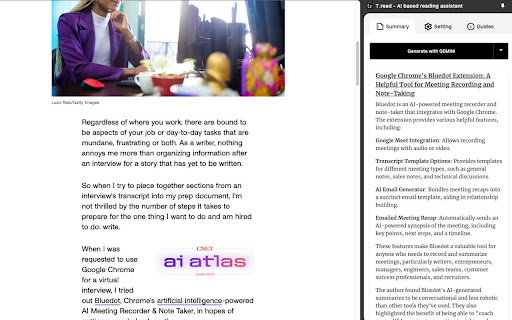 T.read AI based reading assistant from Chrome web store to be run with OffiDocs Chromium online T.read AI based reading assistant from Chrome web store to be run with OffiDocs Chromium online